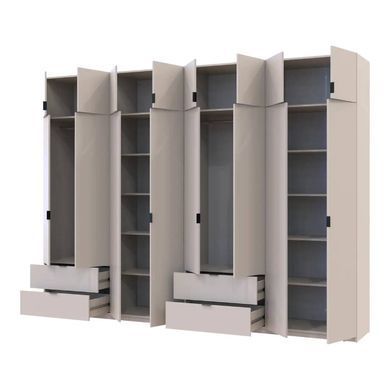 Шафа для одягу Doros Лукас Кашемір 4+4 ДСП 320х50х240 DRS-011720 (42005128)