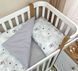Детская постель Baby Dream Коты в облаках серый