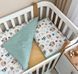 Дитяча постіль Baby Dream Леви з веселками м'ята