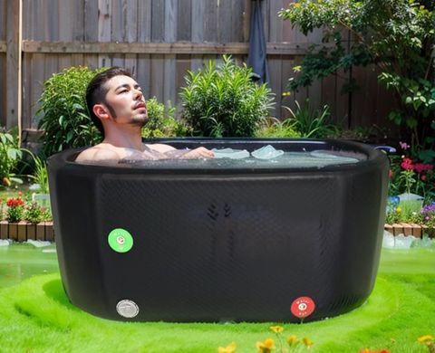 Надувная ледяная ванна Ice Bath Spa Premium 155х85х65 см фото