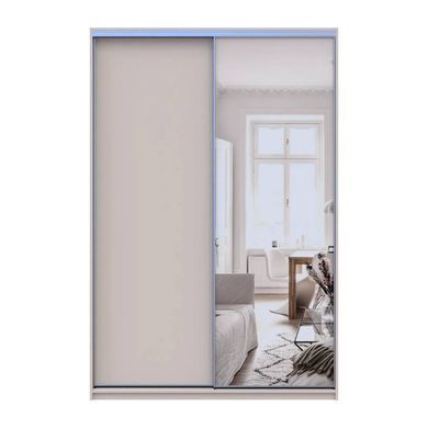 Шафа-купе Doros Сіті Лайт Кашемір 1 ДСП / 1 дзеркало 150х45х225 (80736356)