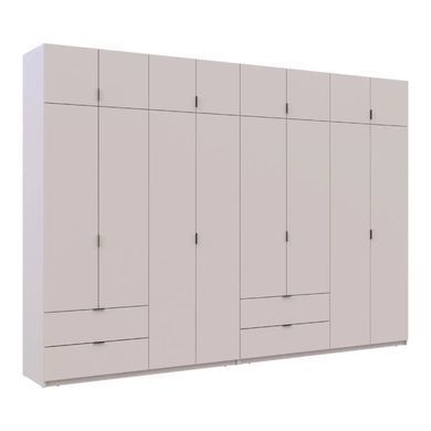 Шафа для одягу Doros Лукас Кашемір 4+4 ДСП 340х50х240 DRS-011721 (42005140)