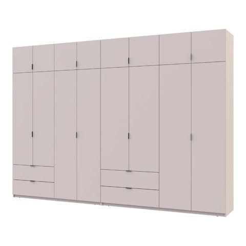 Шафа для одягу Doros Лукас Кашемір 4+4 ДСП 340х50х240 DRS-011721 (42005140)
