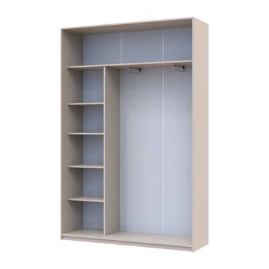 Шафа-купе Doros Сіті Лайт Кашемір 2 дзеркала 150х45х225 (80736362)