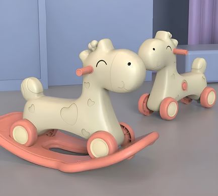 Лошадка 2в1 Terrio "Poni" Розовый фото