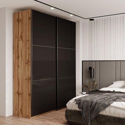 Шафа купе Doros G-Caiser Дуб Евок 2 Стекла / 3 частини 180х60х240