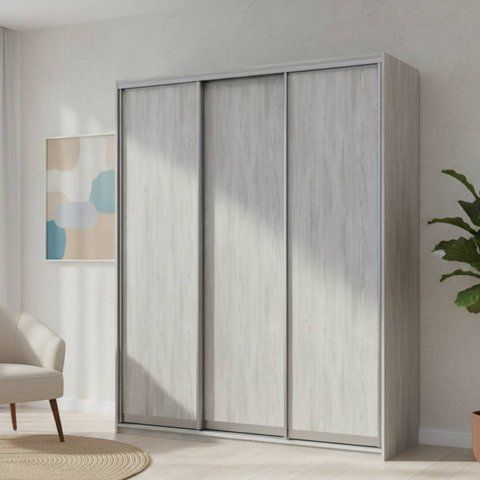 Шафа-купе Doros City Light Сосна Натті 3 ДСП 225х60х225