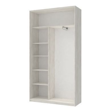 Шкаф-купе двухдверный Doros Сити Лайт 120х60х225 см Белое дерево