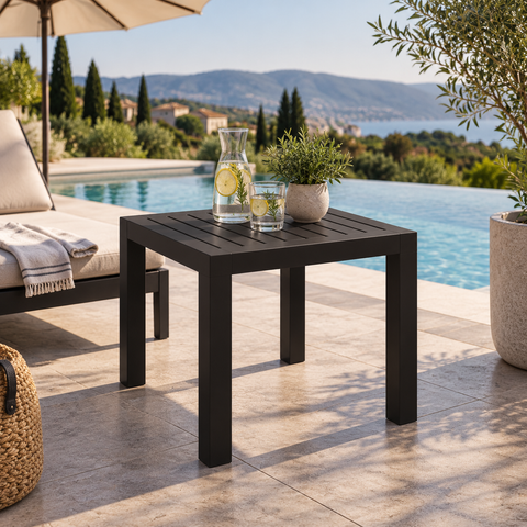 Стіл для шезлонгу Siesta Ocean Side Table Чорний фото