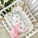 Кокон Baby Design Мишка в одеяле на белом