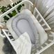Кокон Baby Design Ведмедик у ковдрі на сірому