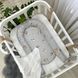 Кокон Baby Design Ведмедик у ковдрі на сірому