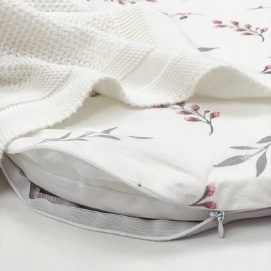 Кокон Baby Design Веточки котики пудра