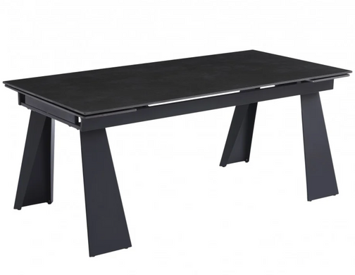 Стол раскладной керамический ARNOLD CERAMIC 180(240)*90 Wic dark grey