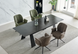 Стол раскладной керамический ARNOLD CERAMIC 180(240)*90 Wic dark grey