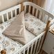 Дитяча постіль Baby Mix Хмаринки із зірочками бежеві