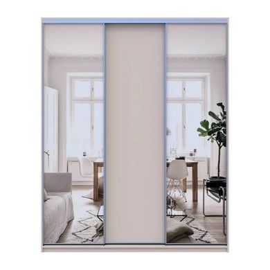 Шафа-купе Doros Сіті Лайт Кашемір 1 ДСП / 2 дзеркала 180х60х225 (80736368)