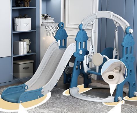 Детский игровой комплекс 3в1 Terrio "Castle" Кофейный фото