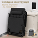 Шезлонг 4Points Cloud с подушкой-подголовником и матрасом Черный