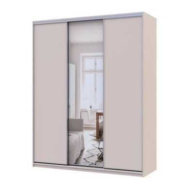 Шафа-купе Doros Сіті Лайт Кашемір 2 ДСП/1 дзеркало 180х60х225 (80736371)