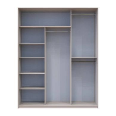 Шкаф-купе Doros Сити Лайт Кашемир 3 зеркала 180х60х225 (80736374)