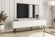 Тумба под телевизор Perfect Home Оро/Oro 3-дверная с черными ножками RTV175 Белый (PFH-091336) фото