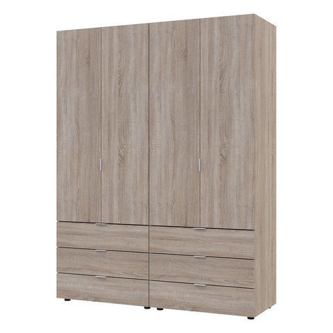 Комплект шаф для одягу Doros Гелар (2 шт.) 155х49,5х203,4 см Дуб сонома