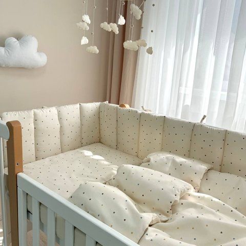Комплект Tiny Love Сердечка на бежевому фото