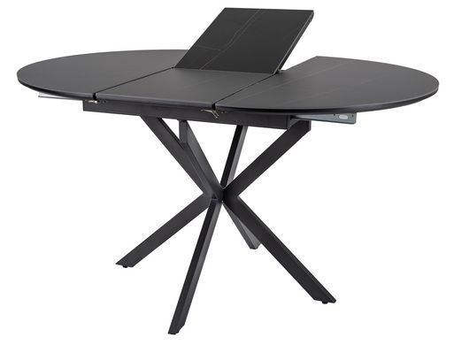 Стол обеденный GASTON CERAMIC 100(135)*100 черный