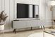 Тумба под телевизор Perfect Home Оро/Oro 3-дверная с черными ножками RTV175 Серый (PFH-091338) фото