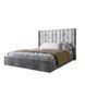 Двуспальная кровать LION Нино 160x200 см SILK 303 Серый