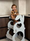 Вежа - трансформер Зайчик сірий фото