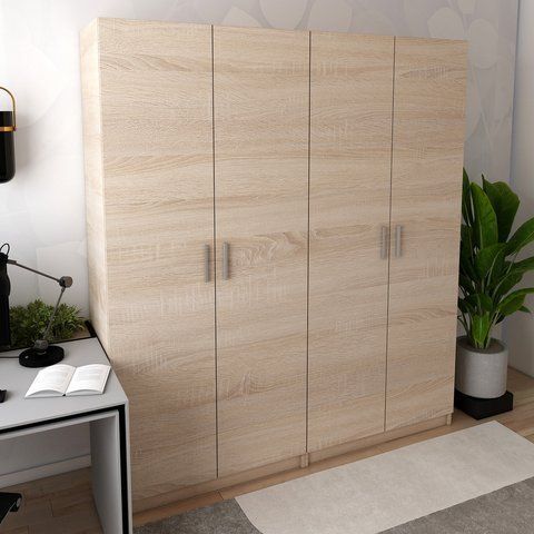 Комплект шаф для одягу Doros Промо (2 шт.) 180х48х204 см Дуб сонома