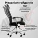 Крісло комп'ютерне 4Points Prestige стілець офісний з екошкіри сітки тканини хромована основа для роботи офісу дому Чорний фото 6
