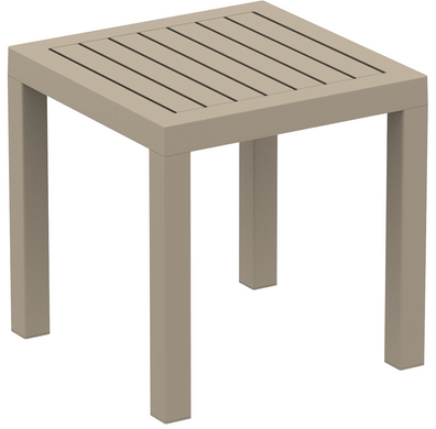 Комплект із 2 шезлонгів Siesta Slim + Стіл Siesta Ocean Side Table Бежевий фото