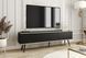 Тумба под телевизор Perfect Home Оро/Oro 3-дверная с черными ножками RTV175 Черный (PFH-091339) фото