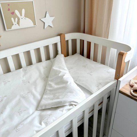 Дитяча постіль Baby Dream Зайка із собачкою бежевий фото