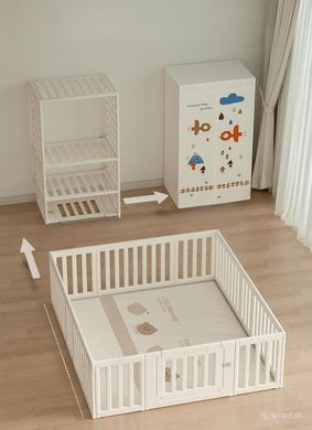 Манеж-трансформер з килимком 3в1 Terrio &ldquo;Multi M&rdquo; 150х180 см фото