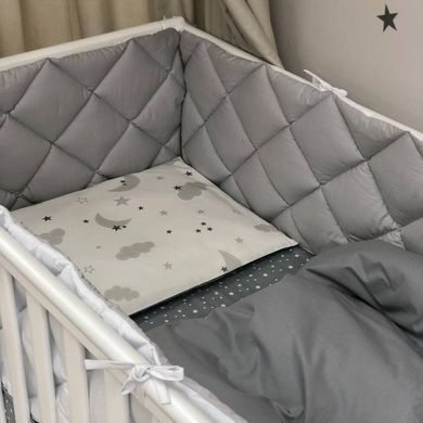 Комплект Baby Mix Облака серые с месяцем