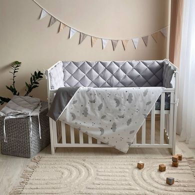 Комплект Baby Mix Облака серые с месяцем