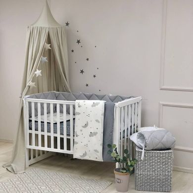 Комплект Baby Mix Облака серые с месяцем