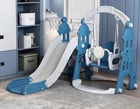 Детский игровой комплекс 3в1 Terrio "Castle" Синий