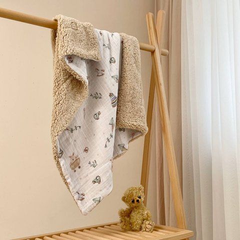 Плед муслін на хутрі Teddy Іграшки фото