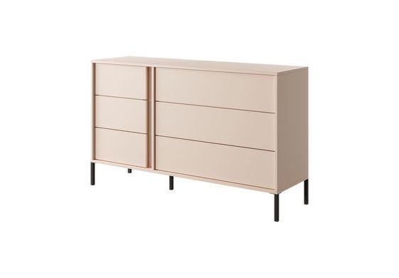 Комод Даст/Dast с 6 ящиками 6S/138 Беж