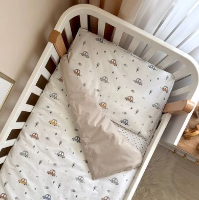 Дитяча постіль Baby Dream New Машинки блакитні фото