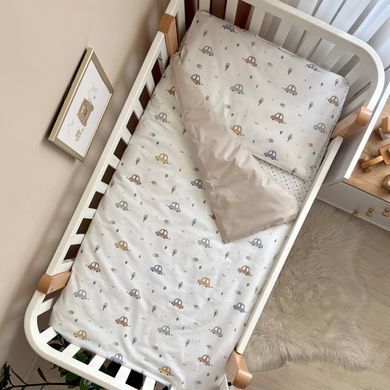 Дитяча постіль Baby Dream New Машинки блакитні фото