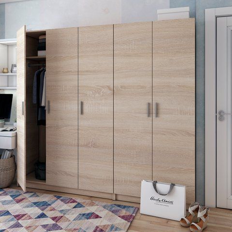Комплект шаф для одягу Doros Промо (2 шт.) 225х48х204 см Дуб сонома