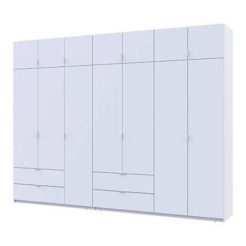 Шафа для одягу Doros Лукас Білий 3+4 ДСП 315х50х240 DRS-011689 (42005134)