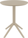 Комплект 2 стільця Siesta Sky Pro + стіл круглий Siesta Sky Folding Table &Oslash;60 Taupe фото 8