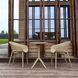 Комплект 2 стільця Siesta Sky Pro + стіл круглий Siesta Sky Folding Table &Oslash;60 Taupe фото 1